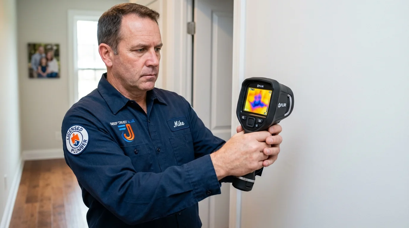 Thermal imaging leak detection by Johns Plumbing LLC in Balsam Lake